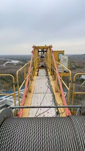 رافعة برجية للبناء بحمولة 10 أطنان، رافعة برجية مستعملة ذات ذراع دوار علوي طراز XGT6515-10، رافعة برجية ذات قمة مسطحة - Product Image 3