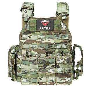 Gilet tactique Artex en stock, protection robuste, camouflage, système Molle, porte-plaque d'entraînement, gilet tactique pour hommes - Product Image 1