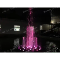 Fontaine d'eau intérieure miniature intelligente à commande PLC avec lumières colorées, idéale pour les fontaines dansantes et les petites fontaines musicales