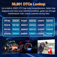 TX302 Original, Lector de Códigos de Motor OBD2 con Funciones Completas, Herramienta de Diagnóstico con Prueba de Batería