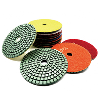 Polisseuses de sol industrielles professionnelles de 100 mm avec disques de polissage diamantés pour carrosseries de voitures OEM
