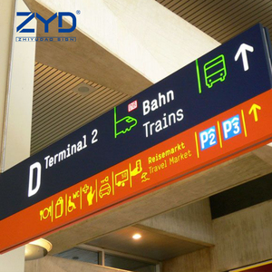 <span class=keywords><strong>Señales</strong></span> Direccionales Metálicas Personalizadas para Estaciones de Autobús y Áreas de Transporte Público, <span class=keywords><strong>Señales</strong></span> Direccionales Resistentes a la Intemperie - Product Image 6