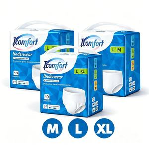 GRATIS MUSTER Günstige Ultra-Dicke Erwachsenen-Windelhosen XL mit Geringer Mindestbestellmenge, Hochabsorbierend für Übernachtgebrauch, Große Größe für Erwachsene - Product Image 1