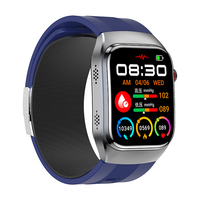 Reloj Inteligente de Moda 2026 con Pantalla AMOLED de 2.06 Pulgadas, Resistente al Agua, Llamada de Emergencia SOS, Monitoreo de Frecuencia Cardíaca con IA, Reloj Inteligente de Salud S100