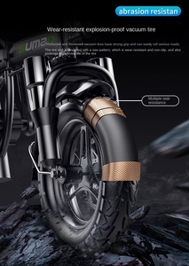 <span class=keywords><strong>2025</strong></span> Dành Cho Người Lớn Điện Thành Phố Xe Đạp Hợp Kim Nhôm Không Chổi Than 48V/400W/40AH <span class=keywords><strong>Lithium</strong></span> Pin Gấp Xe Đạp Cho Những Người Trẻ Tuổi - Product Image 5