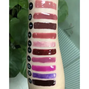 hotsell liquid lipstick muti colors shiny shimmer lip gloss private label make your own brand colours lip gloss private lab
