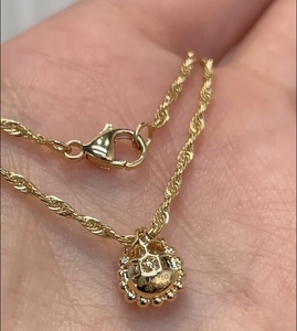 Collier personnalisé en or massif 9k 10k 14k 18k PT Or rose Jaune Blanc avec diamants de laboratoire/pierres précieuses – Fabrication d'usine - Product Image 2