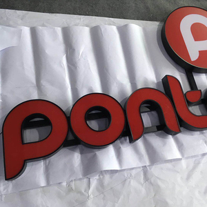 <span class=keywords><strong>La</strong></span> coutume bon marché 3D <span class=keywords><strong>a</strong></span> mené graver en relief le lettrage de chapeau de cadre en aluminium illuminé du canal et le grand logo - Product Image 3