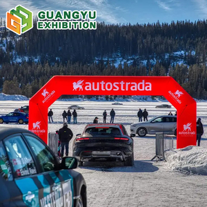 Arco Inflable Decorativo para Entrada, Arco Inflable de <span class=keywords><strong>Circo</strong></span>, Arco Inflable de Línea de Salida y Meta para Carreras de Maratón - Product Image 2