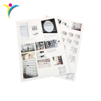 Impression de brochures, dépliants et flyers commerciaux en papier couché brillant A4, couleur personnalisée