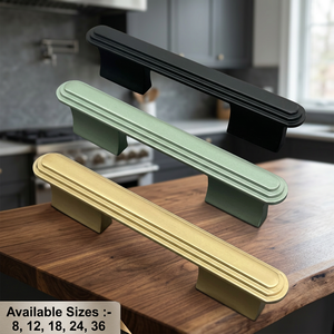 Modern Stainless Steel Cabinet Bar Handles Minimalist Design Black <b>Gold</b> Silver Bronze Kitchen Furniture <b>Drawer</b> <b>Pulls</b> Durable - Product Image 2