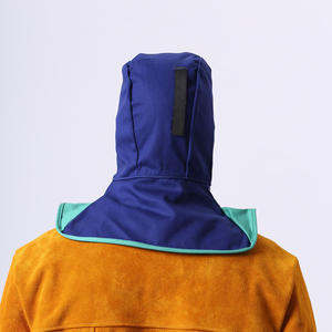 หมวกเชื่อมทนไฟระบายอากาศได้ หมวกป้องกันช่างเชื่อมแบบซักได้ อุปกรณ์ป้องกันการเชื่อม - Product Image 2