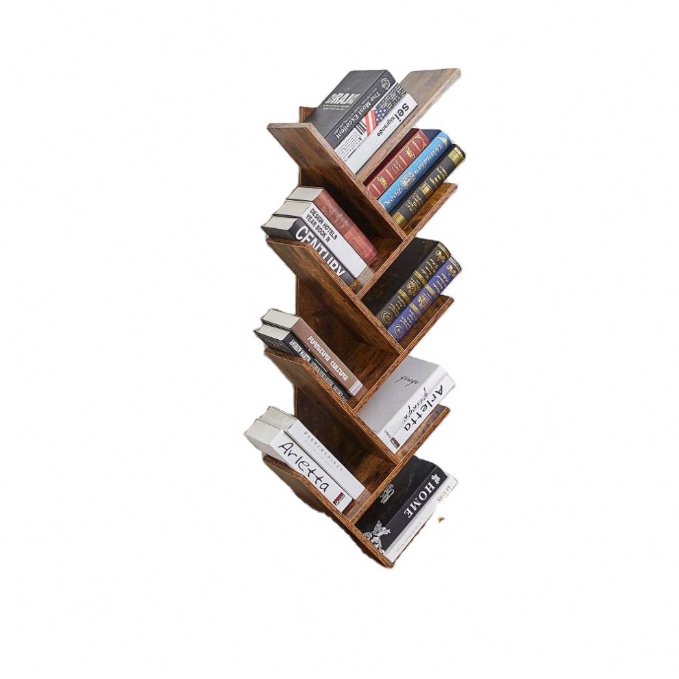 Лидер продаж, современная деревянная мебель в простом дизайне для дома и офиса, деревянная книжная полка, книжный шкаф, высокий стеллаж, дешевая книжная полка на дерево