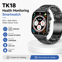 Reloj Inteligente con Monitoreo de ECG, Rastreador de Estado de Ánimo y Estrés, Llamadas Bluetooth, Reloj Inteligente de Salud para el Ejercicio Diario