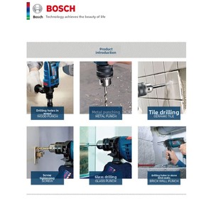 <strong>Bosch</strong> <strong>GSB</strong> 10RE/13RE/16RE 500-750W 13-16mm Hammer Drill Kit -Variable Speed - Product Image 6