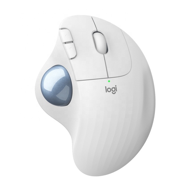 For Logitech ERGO M575 Wireless Trackball Mouse Comfortable Ergonomic Design with LED Backlit Interface USB for Office & Gaming