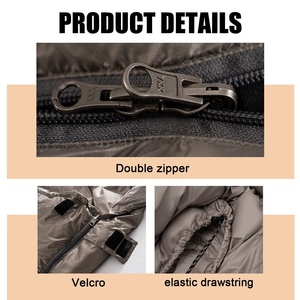 Sac de couchage en duvet extra chaud, adapté aux températures froides, pour le camping d'hiver, les aventures en montagne et les activités de plein air - Product Image 3
