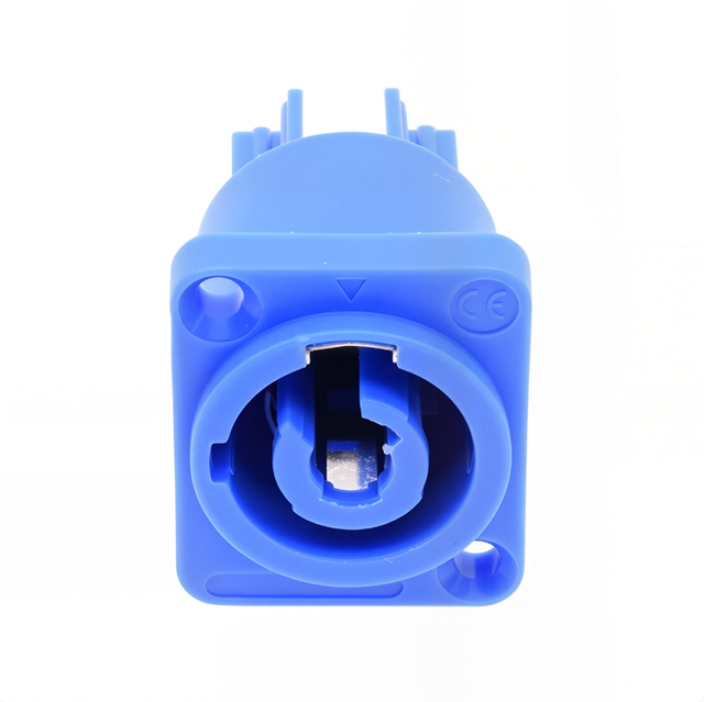 Audio Connector PRATT Audio D Type Wall Panel Female Wall Mount Powercon Plug