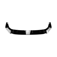 Glänzend Schwarzer und Carbon-Muster ABS Frontspoiler Passend für Volkswagen Golf MK8 2020-2024 Pro Standard Version