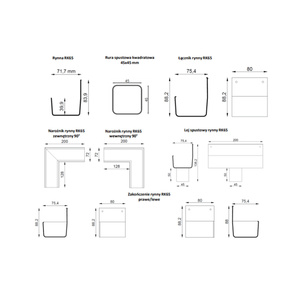 Canalón de Lluvia Frontier para Techos, Terrazas y Balcones con Canal de Drenaje Confiable, Protección Exterior Resistente y Fácil Instalación - Product Image 3