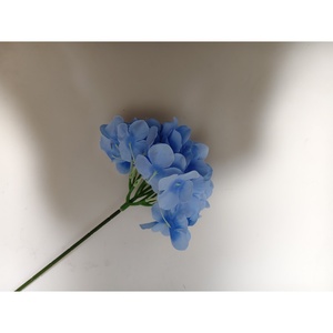 Giá Rẻ Giá Bán Buôn Màu Xanh Duy Nhất Thân Cây Lụa Tú Cầu Hoa Nhân Tạo Tú Cầu Cho Đám Cưới Trang Trí Nội Thất - Product Image 2