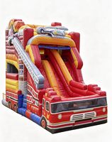 Tobogán Inflable Gigante con Forma de Barco Pirata, Material de PVC, Uso Comercial en Exteriores, FAN BOUNCE