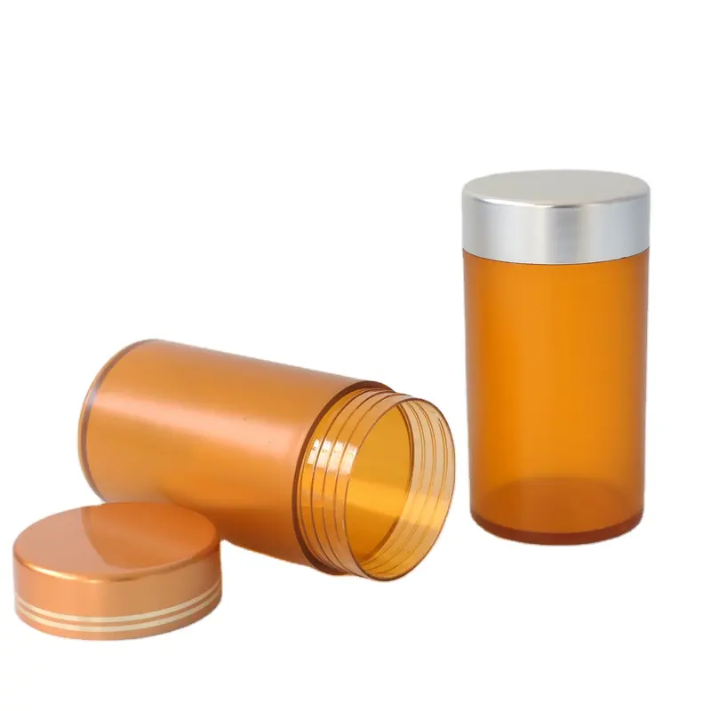 Riciclabile 100ml 150ml plastica per animali domestici bottiglie di pillole farmaceutiche 300ml 500ml contenitore di vitamine