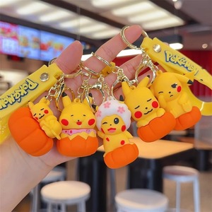 Nuevo Llavero de Pokémon Pikachu Calabaza, Colgante de Muñeco de Dibujos Animados, Regalo para Máquina de Garras, Venta al por Mayor - Product Image 1