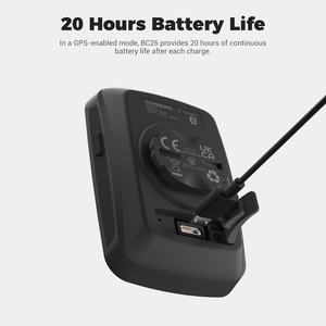 Computadora para Bicicleta con GPS COOSPO BC26 para Bicicletas de Carretera, Pantalla LCD de 2.3'', Resistente al Agua IPX7, Batería de 1000 mAh, Velocímetro Inalámbrico - Product Image 5