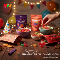 Mps Custom Gummy Fruit Snoep Gelei Zacht Snoep Groothandel Mango Ananas Peelable Gummy Candy