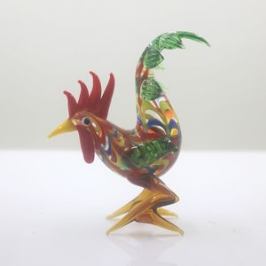 El yapımı Lampwork Murano horoz heykelcik çeşitli renkler fabrika doğrudan sıcak satış cam el sanatları - Product Image 5