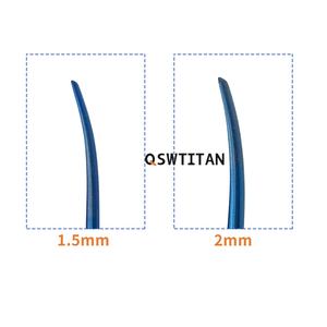 QSWTITAN Micro spatola dissettori Micro Curette microscopico coltello per neurochirurgia strumenti titanio - Product Image 5