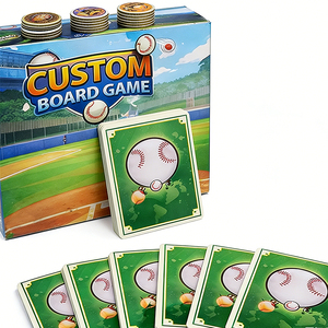 รับพิมพ์เกมกระดานกระดาษแบบกำหนดเอง โรงงาน OEM รับพิมพ์โลโก้ ชุดเกมการศึกษาสำหรับเด็ก ออกแบบได้ตามต้องการ บรรจุภัณฑ์พกพาสะดวก - Product Image 2