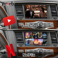 Lsailt Android 13 مشغل سيارة لاسلكي مضمّن ، خريطة Google Auto Android لـ QX80 من أجل Infiniti