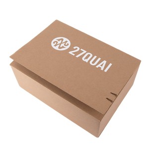 Boîte en carton pour rangement de chaussures, personnalisée K9K 250gsm, renforcée pour la logistique, le commerce électronique et la livraison express - Product Image 2