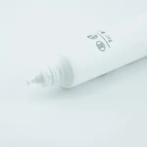 Tubo de embalagem de pomada para rosto, tubo de embalagem com 5 camadas de 10ml 15ml 20g brancas e macias, embalagem com parafuso de bico de gotejamento para creme farmacêutico
