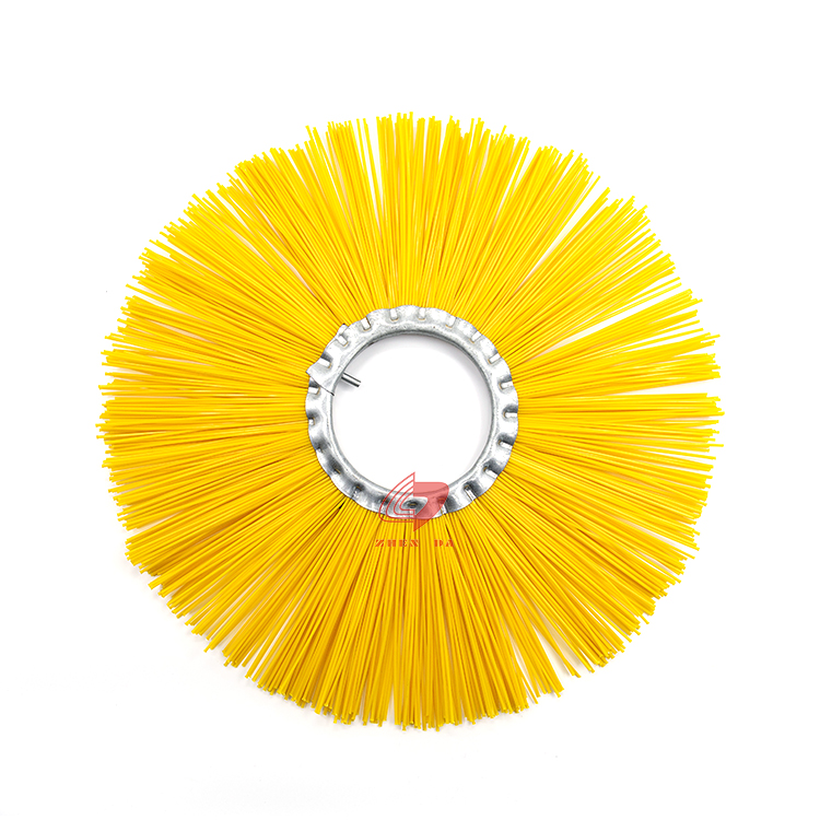 Flat Circle PP Street Sweeper Brush Road Sweeping Brush For Sweeper