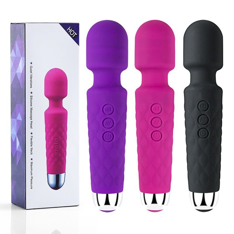 2024 nóng bán USB sạc mạnh mẽ rung AV Bar 20 Tần số 8 Tốc độ không thấm nước thủ dâm Vibrator cho nữ