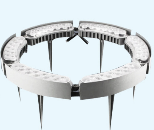Outdoor LED Ring Tree Light 12W 3000K Pillar Pole Holding Hug Tree Lamp Garden Walkway Landscape Tree Hugging Light DC 24V IP65