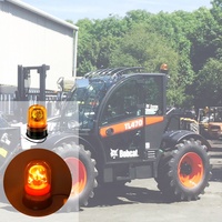 Lampu Rotator Peringatan Keselamatan Langsung dari Pabrik, Lampu Rotator Halogen 12v 24v untuk Traktor Truk Pertanian