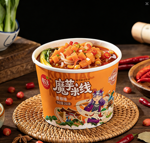 Nouilles de riz au taro Fuyuan, prêtes à manger, faible en <span class=keywords><strong>calories</strong></span>, épicées, nourriture de célébrité d'Internet pour perdre du poids - Product Image 2