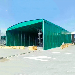 Nueva llegada al aire libre evento Push-Pull retráctil toldo PTFE/<span class=keywords><strong>PDF</strong></span>/PVC plegable almacén marco <span class=keywords><strong>de</strong></span> acero - Product Image 2