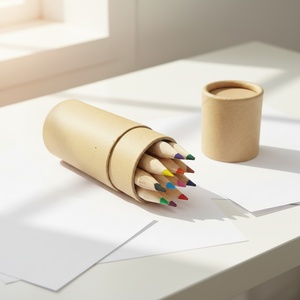 Juego <span class=keywords><strong>de</strong></span> 12 Lápices <span class=keywords><strong>de</strong></span> <span class=keywords><strong>Colores</strong></span> <span class=keywords><strong>de</strong></span> Madera Ecológicos para Niños, en Caja <span class=keywords><strong>de</strong></span> Papel Kraft, OEM - Product Image 4