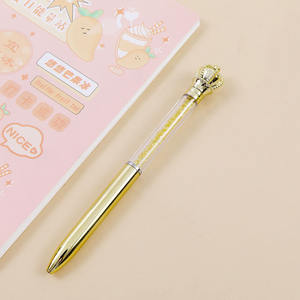 ผลิตปากกาลูกลื่นคริสตัลราคาส่งพร้อมมงกุฎกลิตเตอร์และปากกาลูกลื่นคริสตัลพลาสติก ECO ขนาด 1.0 มม. ขายดี - Product Image 5