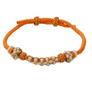 Dimple Knot <b>Bracelet</b> Five Color Rope Handmade Flower Design Unisex Gift Jewelry Accessory - Product Image 5