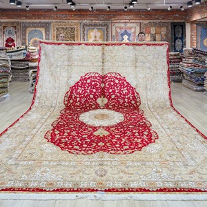 10x14ft nhỏ làm bằng tay nepalese Nepal len gạch Dubai handmade khu vực Thổ Nhĩ Kỳ lụa thảm - Product Image 1