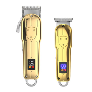 Trimmer Cordless con scatola regalo di lusso in metallo superficie 1200mAh grande batteria a basso rumore per gli uomini <span class=keywords><strong>capelli</strong></span> <span class=keywords><strong>e</strong></span> <span class=keywords><strong>barba</strong></span> - Product Image 1