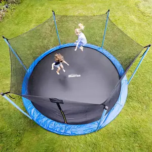 12ft High Quality Large Round Trampoline with Enclosure Net and Foam Pit