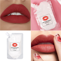 Brillant à lèvres imperméable à l'eau, longue durée, mat, hydratant, Base de gloss, fournisseurs végétaliens, DIY, transparent, Base de Gloss à lèvres