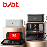 BJBT Tas Penyimpanan untuk Nintendo Switch 2, Hard EVA Anti Guncangan, Tas Pelindung dengan 12 Slot Kartu Game
